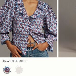 NWT Maeve Scallop V-Neck Woman’s Top